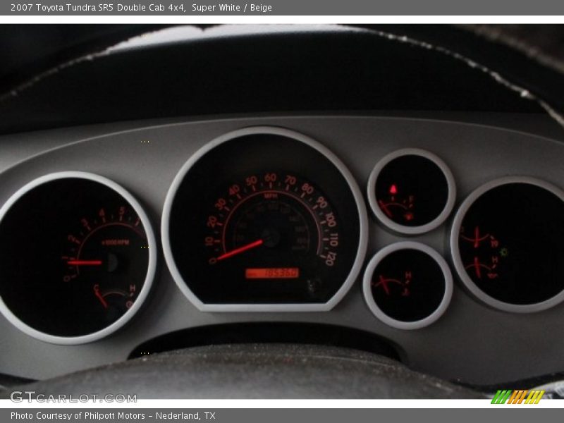 Super White / Beige 2007 Toyota Tundra SR5 Double Cab 4x4
