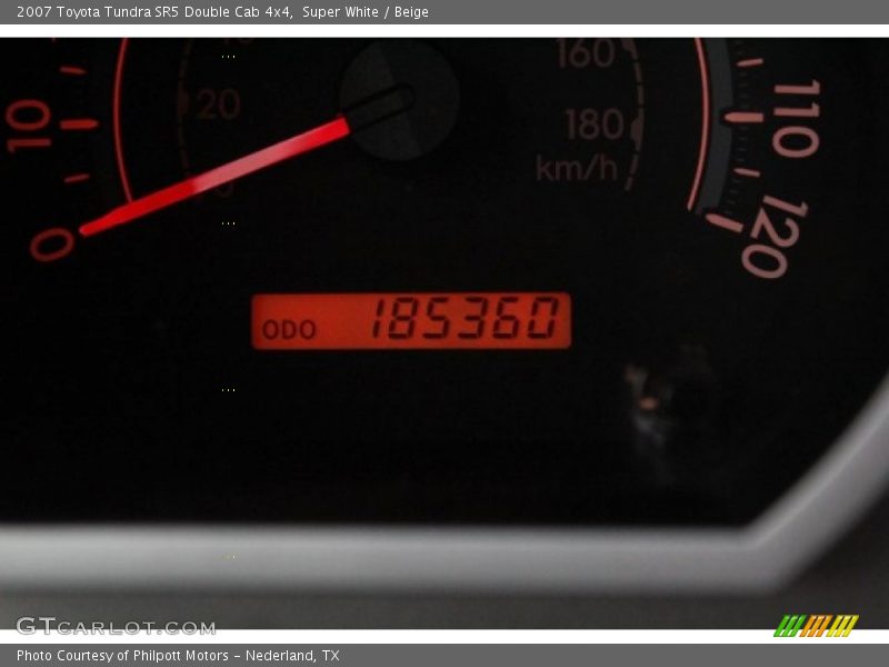 Super White / Beige 2007 Toyota Tundra SR5 Double Cab 4x4