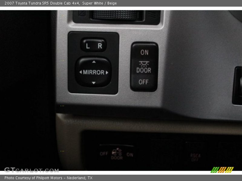 Super White / Beige 2007 Toyota Tundra SR5 Double Cab 4x4