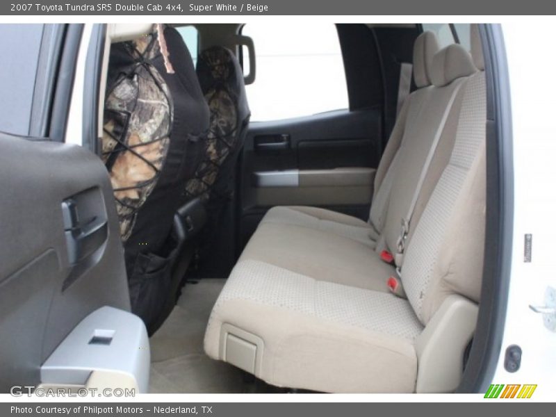 Super White / Beige 2007 Toyota Tundra SR5 Double Cab 4x4