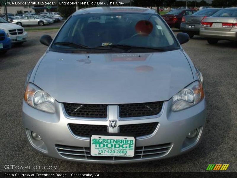 Bright Silver Metallic / Dark Slate Gray 2004 Dodge Stratus ES Sedan