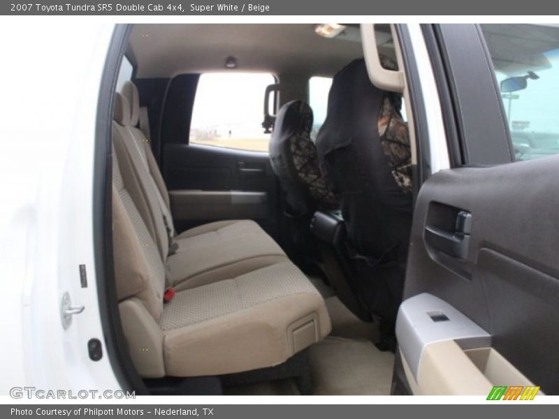 Super White / Beige 2007 Toyota Tundra SR5 Double Cab 4x4