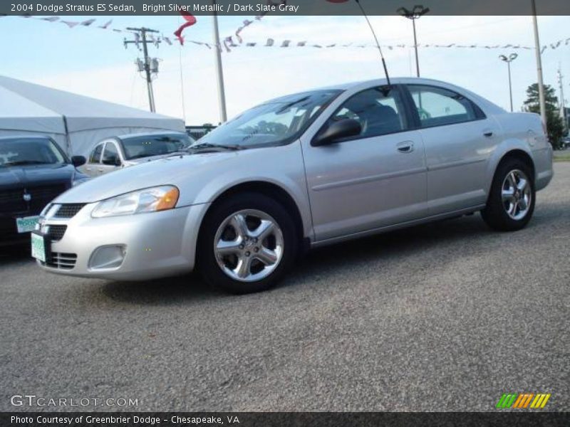 Bright Silver Metallic / Dark Slate Gray 2004 Dodge Stratus ES Sedan