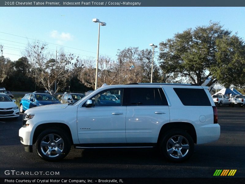 Iridescent Pearl Tricoat / Cocoa/­Mahogany 2018 Chevrolet Tahoe Premier