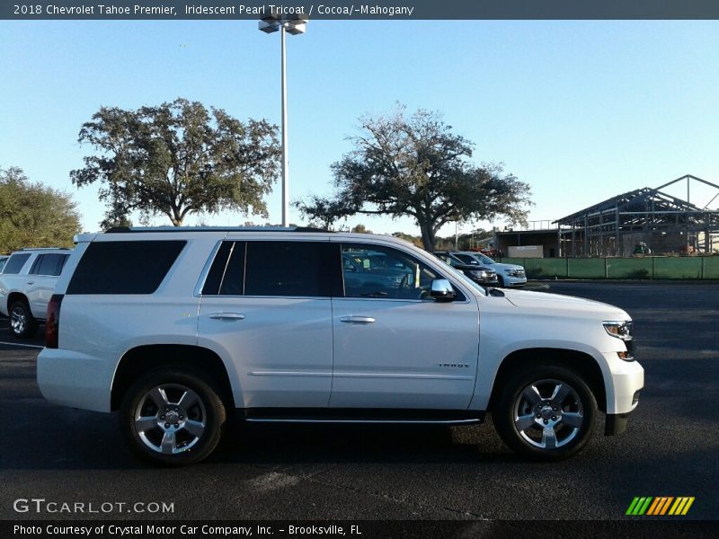 Iridescent Pearl Tricoat / Cocoa/­Mahogany 2018 Chevrolet Tahoe Premier