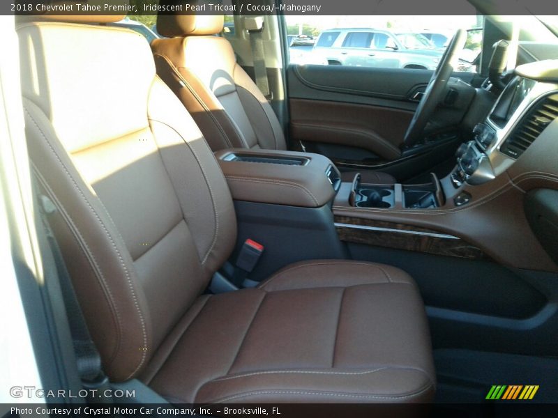 Iridescent Pearl Tricoat / Cocoa/­Mahogany 2018 Chevrolet Tahoe Premier