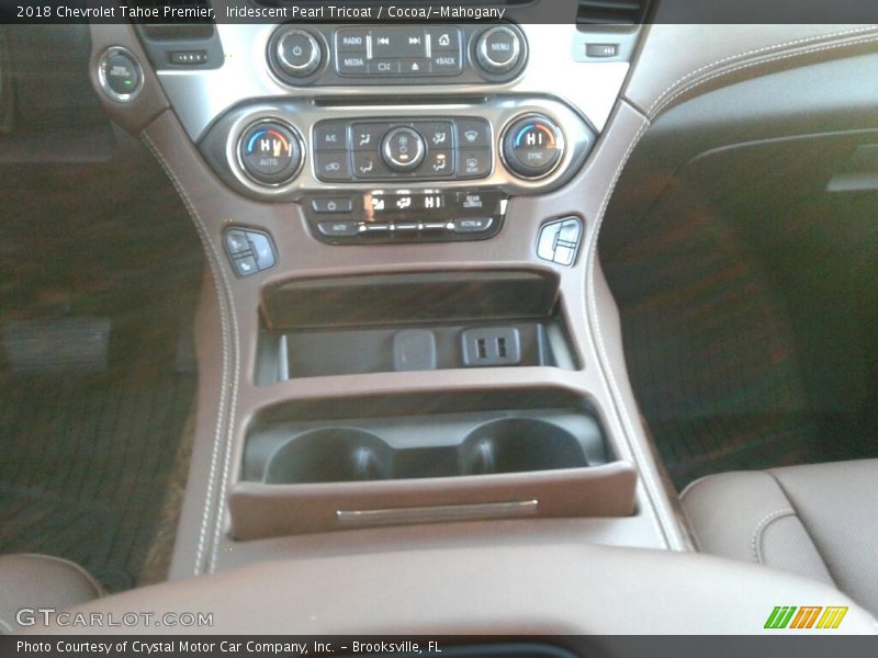 Iridescent Pearl Tricoat / Cocoa/­Mahogany 2018 Chevrolet Tahoe Premier