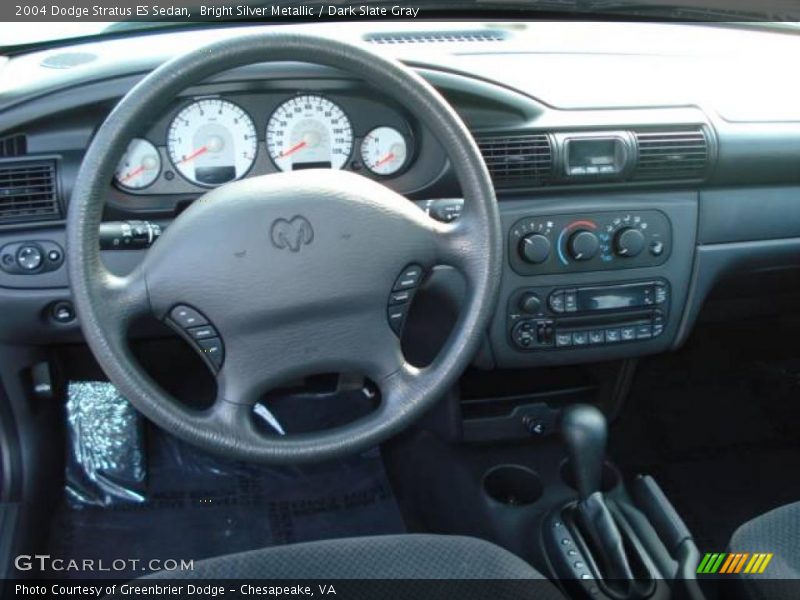 Bright Silver Metallic / Dark Slate Gray 2004 Dodge Stratus ES Sedan
