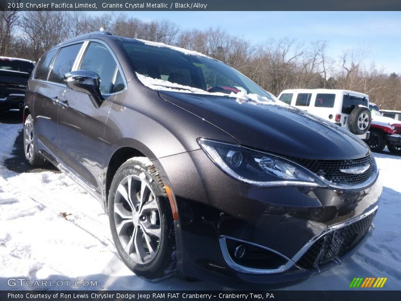 Granite Crystal Metallic / Black/Alloy 2018 Chrysler Pacifica Limited