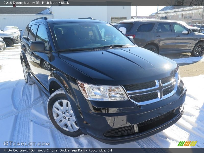 Pitch Black / Black 2018 Dodge Journey SE
