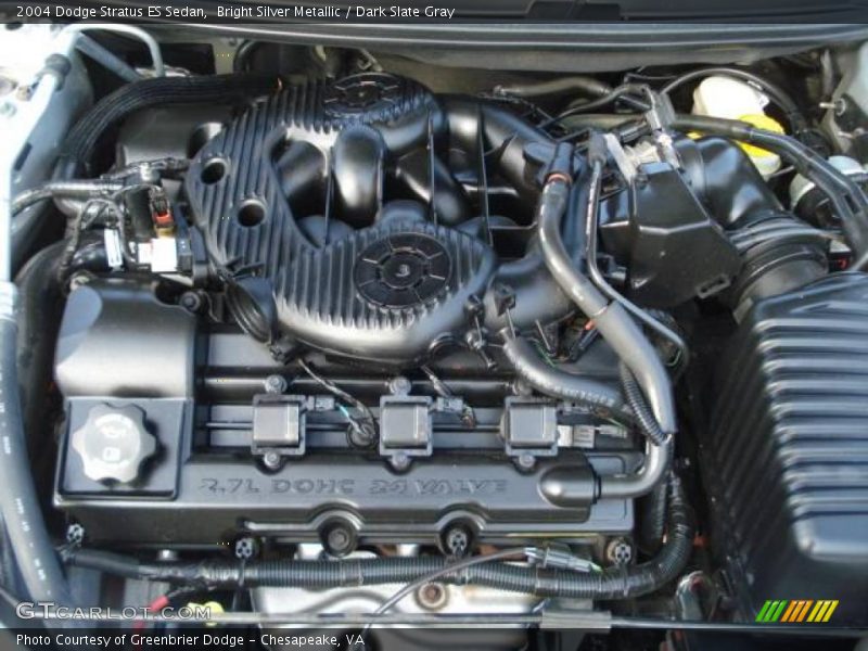 Bright Silver Metallic / Dark Slate Gray 2004 Dodge Stratus ES Sedan