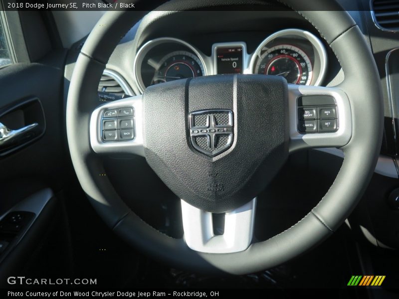 Pitch Black / Black 2018 Dodge Journey SE
