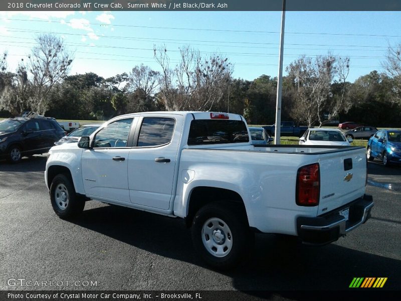 Summit White / Jet Black/Dark Ash 2018 Chevrolet Colorado WT Crew Cab