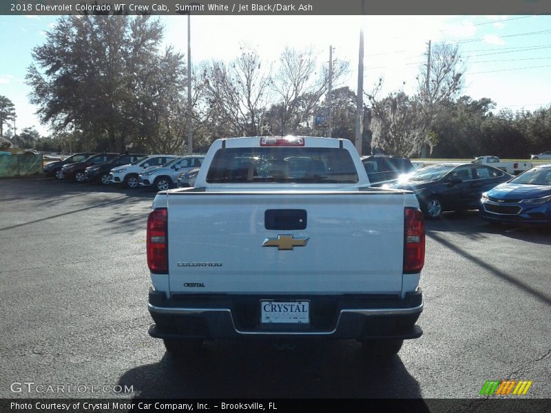 Summit White / Jet Black/Dark Ash 2018 Chevrolet Colorado WT Crew Cab