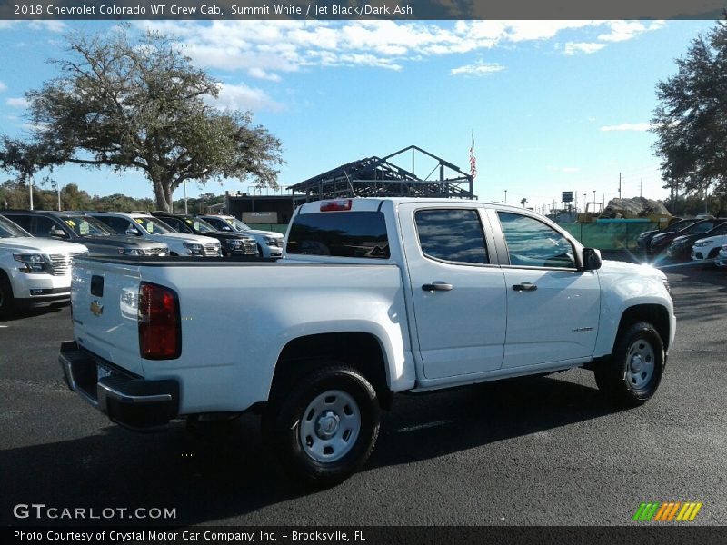 Summit White / Jet Black/Dark Ash 2018 Chevrolet Colorado WT Crew Cab