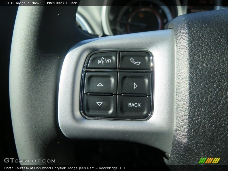 Pitch Black / Black 2018 Dodge Journey SE