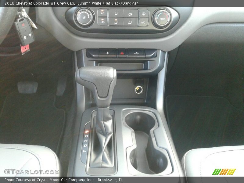 Summit White / Jet Black/Dark Ash 2018 Chevrolet Colorado WT Crew Cab