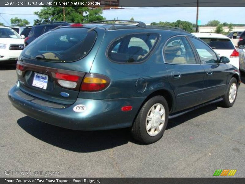 Alpine Green Metallic / Saddle 1997 Ford Taurus GL