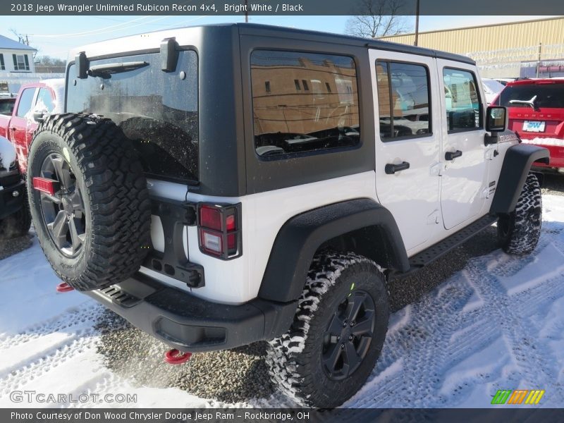 Bright White / Black 2018 Jeep Wrangler Unlimited Rubicon Recon 4x4