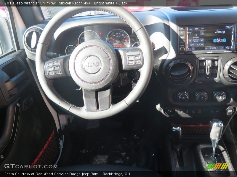 Bright White / Black 2018 Jeep Wrangler Unlimited Rubicon Recon 4x4