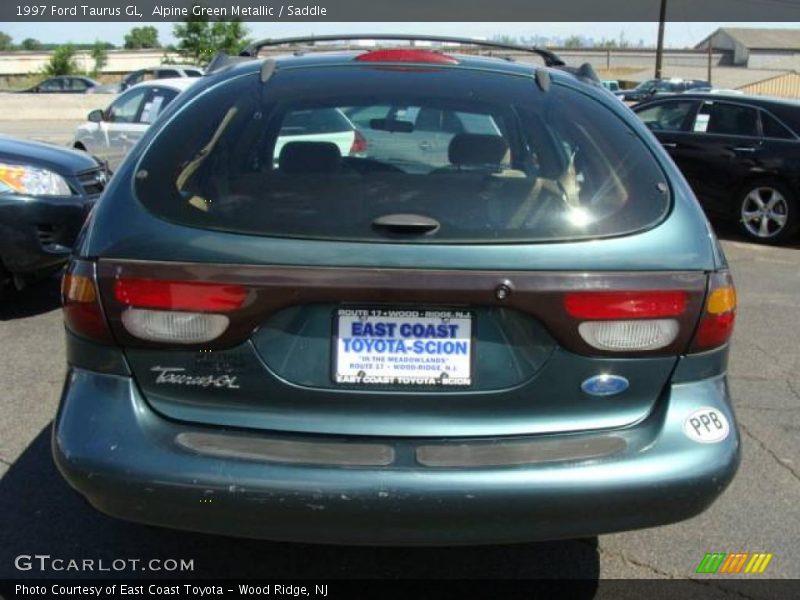 Alpine Green Metallic / Saddle 1997 Ford Taurus GL