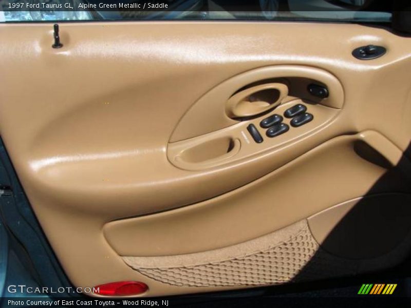Alpine Green Metallic / Saddle 1997 Ford Taurus GL