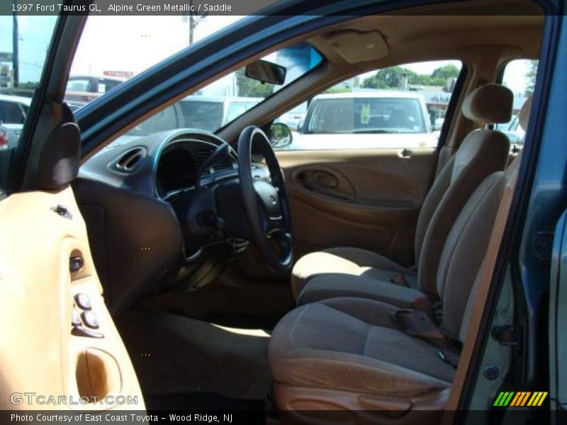 Alpine Green Metallic / Saddle 1997 Ford Taurus GL