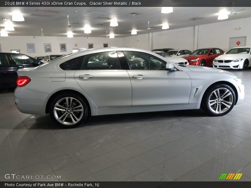 Glacier Silver Metallic / Black 2018 BMW 4 Series 430i xDrive Gran Coupe