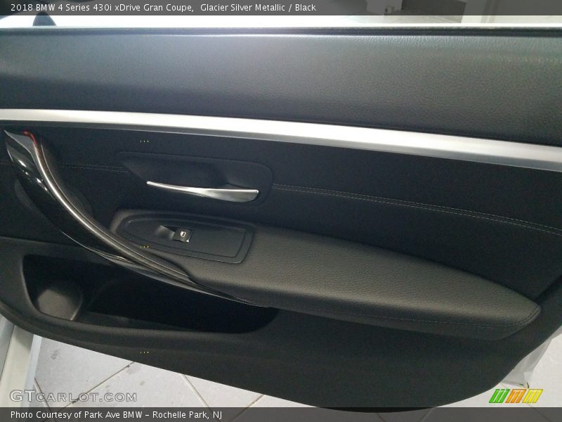 Glacier Silver Metallic / Black 2018 BMW 4 Series 430i xDrive Gran Coupe