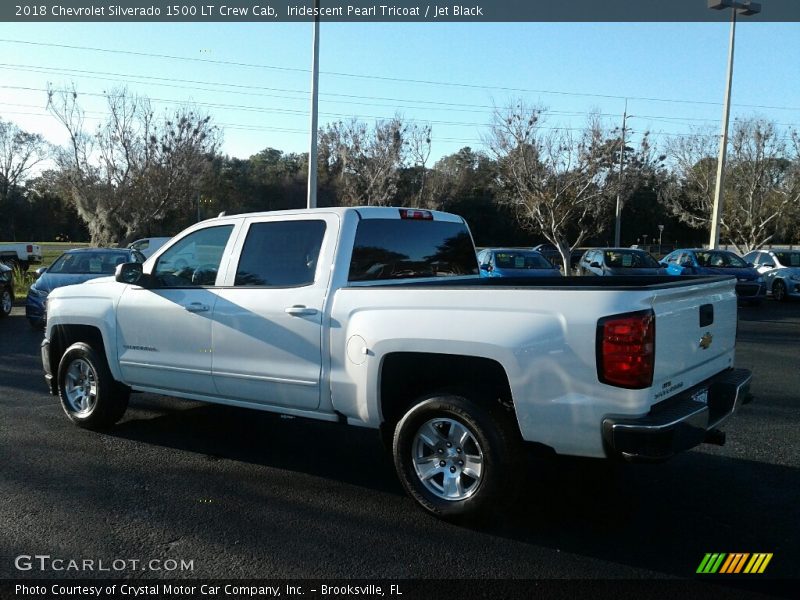 Iridescent Pearl Tricoat / Jet Black 2018 Chevrolet Silverado 1500 LT Crew Cab