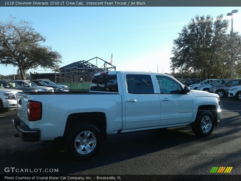 Iridescent Pearl Tricoat / Jet Black 2018 Chevrolet Silverado 1500 LT Crew Cab