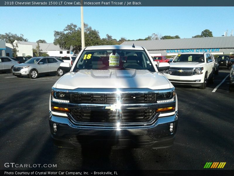 Iridescent Pearl Tricoat / Jet Black 2018 Chevrolet Silverado 1500 LT Crew Cab