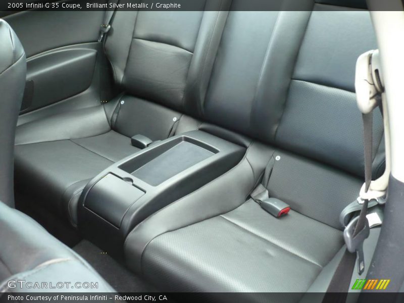 Brilliant Silver Metallic / Graphite 2005 Infiniti G 35 Coupe