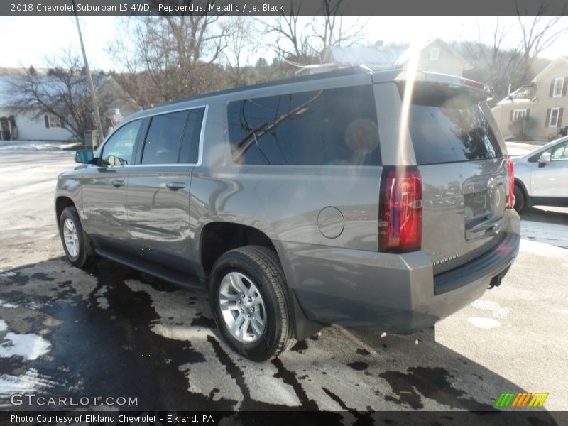 Pepperdust Metallic / Jet Black 2018 Chevrolet Suburban LS 4WD