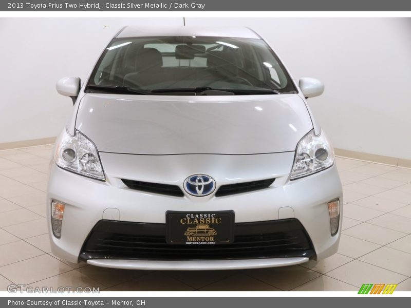 Classic Silver Metallic / Dark Gray 2013 Toyota Prius Two Hybrid