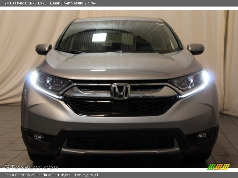 Lunar Silver Metallic / Gray 2018 Honda CR-V EX-L