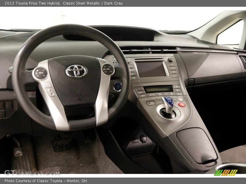 Classic Silver Metallic / Dark Gray 2013 Toyota Prius Two Hybrid