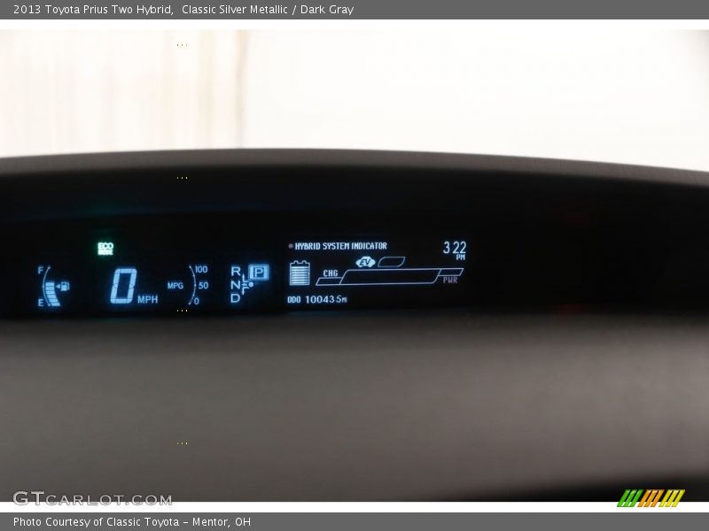 Classic Silver Metallic / Dark Gray 2013 Toyota Prius Two Hybrid