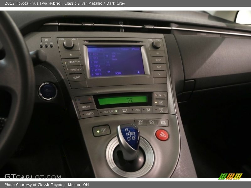 Classic Silver Metallic / Dark Gray 2013 Toyota Prius Two Hybrid