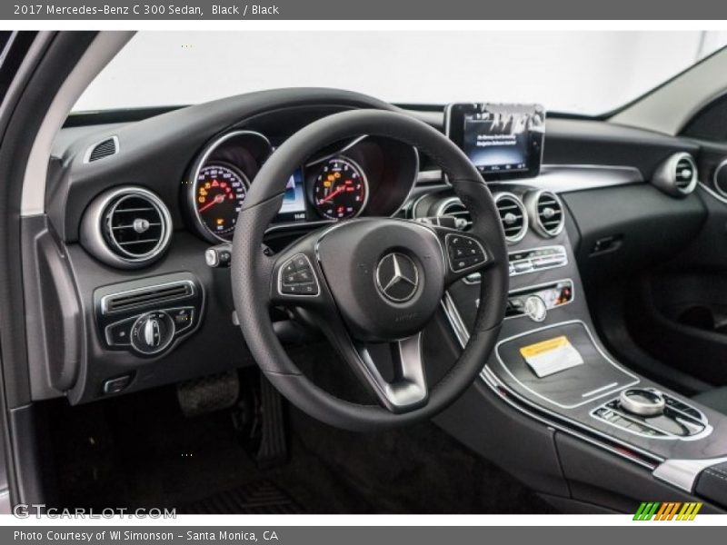 Black / Black 2017 Mercedes-Benz C 300 Sedan