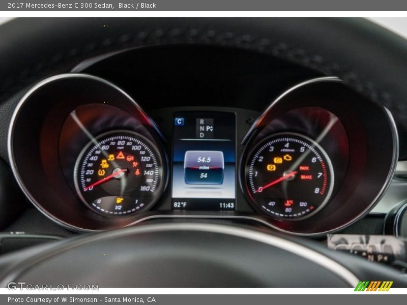Black / Black 2017 Mercedes-Benz C 300 Sedan