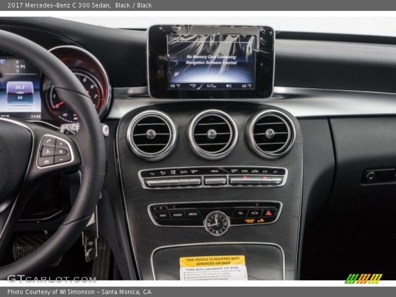 Black / Black 2017 Mercedes-Benz C 300 Sedan