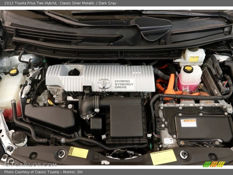 Classic Silver Metallic / Dark Gray 2013 Toyota Prius Two Hybrid