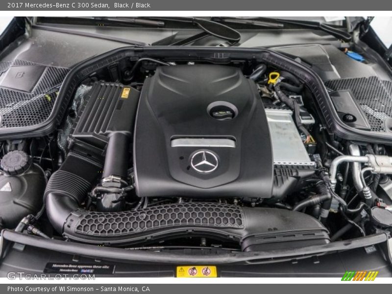 Black / Black 2017 Mercedes-Benz C 300 Sedan