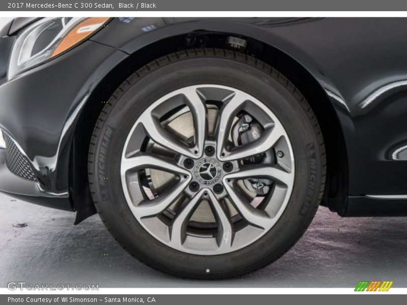 Black / Black 2017 Mercedes-Benz C 300 Sedan