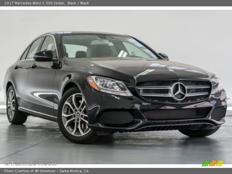 Black / Black 2017 Mercedes-Benz C 300 Sedan
