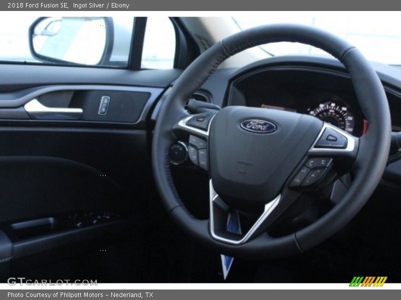 Ingot Silver / Ebony 2018 Ford Fusion SE