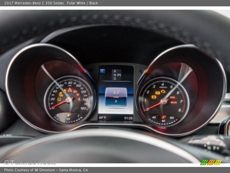 Polar White / Black 2017 Mercedes-Benz C 300 Sedan