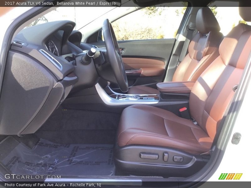 Front Seat of 2017 TLX V6 Sedan