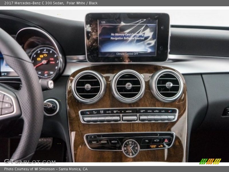 Polar White / Black 2017 Mercedes-Benz C 300 Sedan
